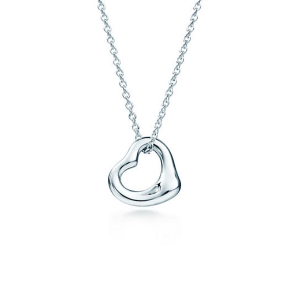 Sterling Silver Tiffany & Co Elsa Peretti Heart